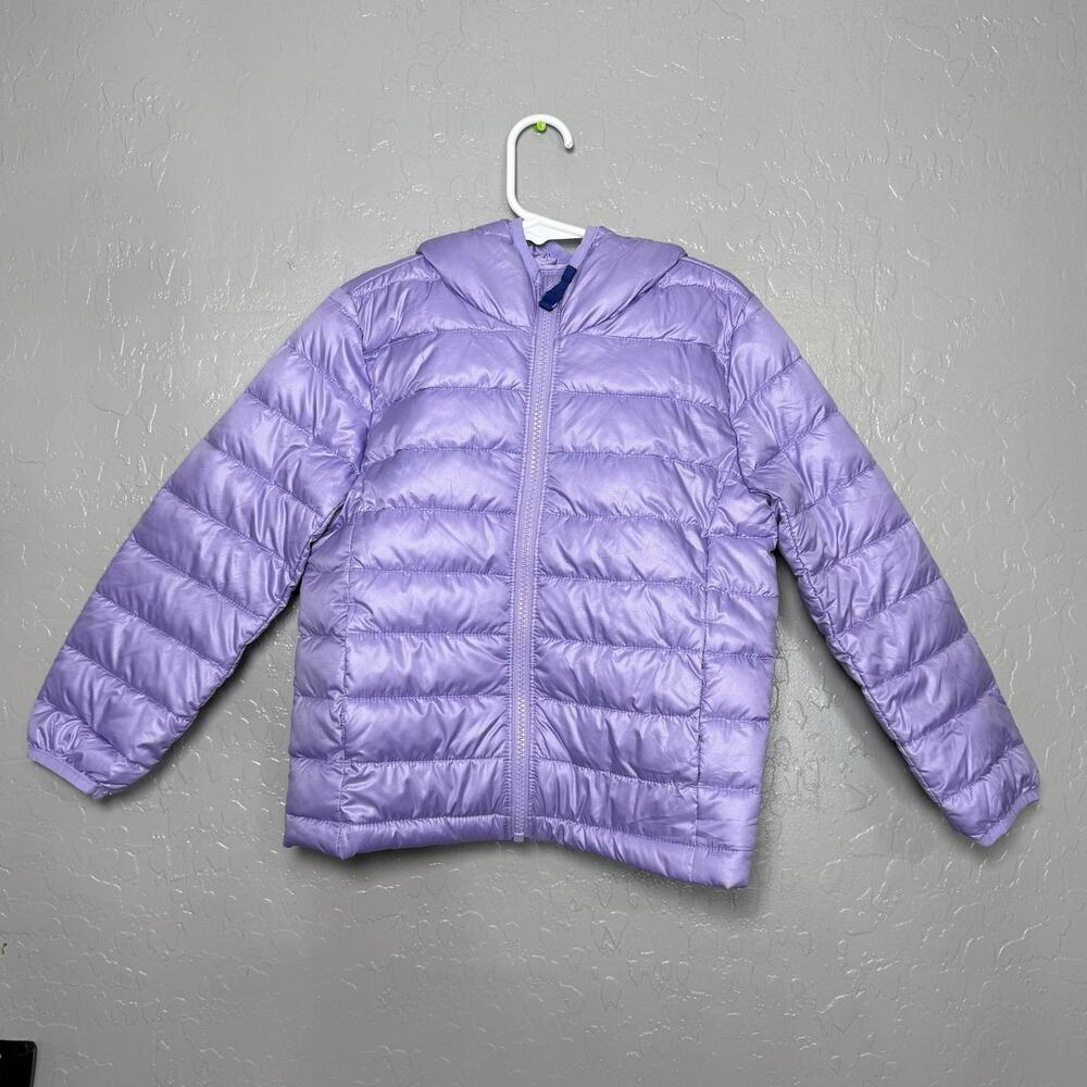 Primary Lightweight Water Repellent Puffer Jacket, Iris, 5